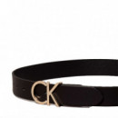 Cinturón de Cuero con Logo  CALVIN KLEIN