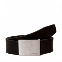 Cinturón de Cuero con Placa  CALVIN KLEIN - Guanxe Atlantic Marketplace