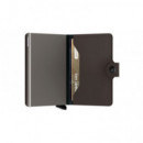 Cartera SECRID Miniwallet Matte Truffle Marrón