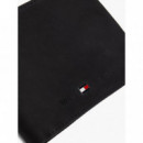 Cartera Tommy Hilfiger Johnson Cc Flap And Coin Negro  TOMMY JEANS