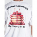 Camiseta Gk Cherry On Top Blanco  GIANNIKAVANAGH