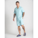 Camisa Gk Natura Azul Turquesa  GIANNIKAVANAGH