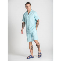 Camisa Gk Natura Azul Turquesa  GIANNIKAVANAGH