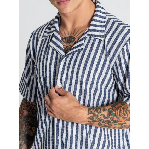 Camisa Gk Nautic Navy-blanco  GIANNIKAVANAGH