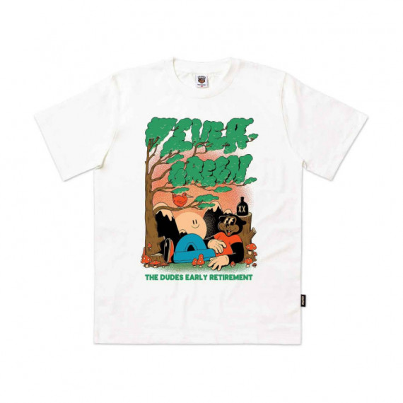 Camiseta THE DUDES Evergreen Blanco