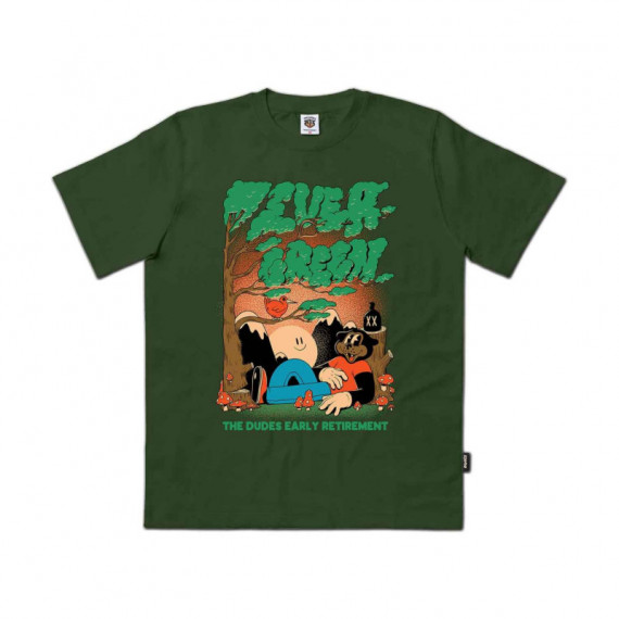 Camiseta THE DUDES Evergreen Verde