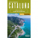 Mapa de Carreteras de Cataluãa Desplegable Escala 1:400.0   2024