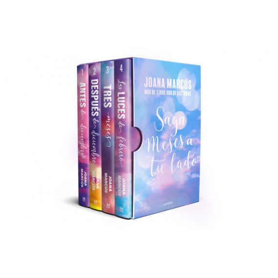 Estuche Saga Meses a tu Lado Edicion Estuche con 4 Novelas   2024