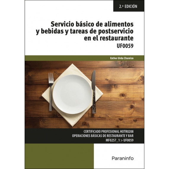 Servicio Basico de Alimentos y Bebidas y Tareas de Postservicio en el Restaurant   2024