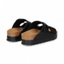 Pala 2 Hebillas Plataforma Negro  BIRKENSTOCK