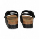 Pala 2 Hebillas Plataforma Negro  BIRKENSTOCK