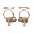 Sandalia Gilda Regilla+strass Rosa  LOLA CRUZ