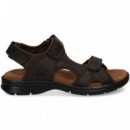 Sandalia Velcros Grass Marron  PANAMA JACK