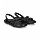 Sandalia Acolchada Negro  CAMPER