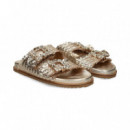 Pala 2 Hebillas Trenzado Oro  EXE