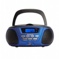 Reproductor de CD Portátil, Radio Fm, Bluetooth, Usb, AIWA BBTU-300BL