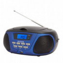 Reproductor de CD Portátil, Radio Fm, Bluetooth, Usb, AIWA BBTU-300BL