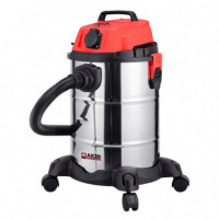 Aspiradora Inox Seco-humedo con Toma AICER 40 Litros 1.400W