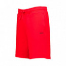 Shorts Relaxed Fit con Logo Estampado  HUGO BOSS
