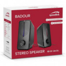 Altavoces Estereo SPEEDLINK Badour Negro Pc