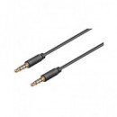 Nimo Cable Jack Estereo 4 Pin 3.5MM M/m Negra 2 Mtrs WIR733  EDC