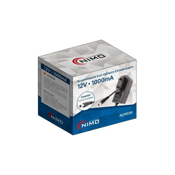 NIMO Alimentador Estabilizado 12V 1A  y 12W ALM039