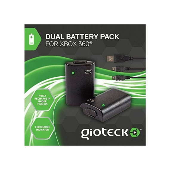 Dual Battery Pack + Cable Play & Cable Play & Charge Xboxone  SHINE STAR S.A