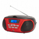 Reproductor de CD Portátil, Radio Fm, Bluetooth, Usb, AIWA BBTU-300RD