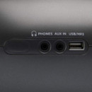 Radio Cassette Portátil con Cd, BLUETOOTH y USB AIWA BBTC-550MG Gris