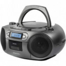 Radio Cassette Portátil con Cd, BLUETOOTH y USB AIWA BBTC-550MG Gris