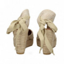 ABIERTO LADOS ACORDONADA LINO BEIGE