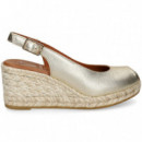 ABIERTO PUNTA Y TALON METALIZADA PLATINO