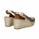 ABIERTO PUNTA Y TALON METALIZADA PLATINO