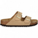 Pala 2 Hebillas Nobuck Beige  BIRKENSTOCK