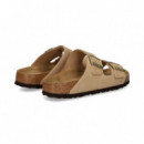 Pala 2 Hebillas Nobuck Beige  BIRKENSTOCK