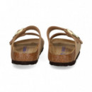 Pala 2 Hebillas Nobuck Beige  BIRKENSTOCK