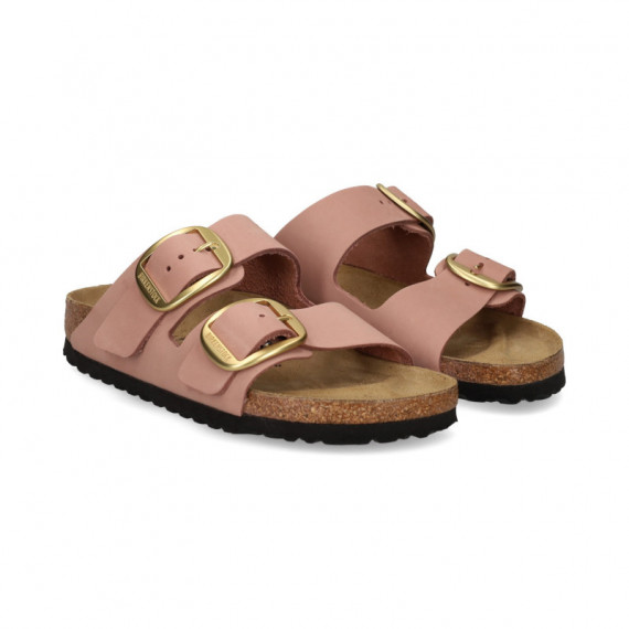 Pala 2 Hebillas Big Nobuck Rosa  BIRKENSTOCK