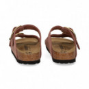 Pala 2 Hebillas Big Nobuck Rosa  BIRKENSTOCK