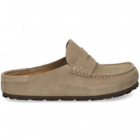 Mocasin Antifaz ante Beige  BIRKENSTOCK
