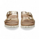 Pala 2 Hebillas Metalizada Oro  PANAMA JACK