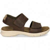 Sandalia 2 Velcros Grass Kaki  PANAMA JACK