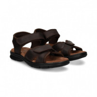 Sandalia Pulsera Napa Grass Marron  PANAMA JACK