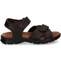 Sandalia Pulsera Napa Grass Marron  PANAMA JACK