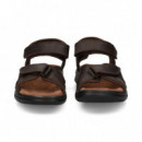 Sandalia Pulsera Napa Grass Marron  PANAMA JACK