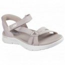 SKECHERS Slip-ins: Go Walk Flex Sandal - Illuminate