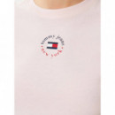 Tjw Slim Essential Logo 2 Tee Precious P  TOMMY JEANS
