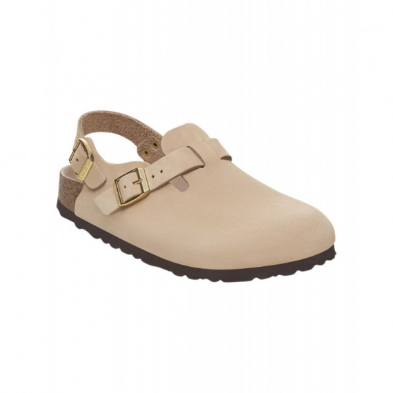 Calzado Zuecos BIRKENSTOCK Tokio Piel Nubuc Sandcastle