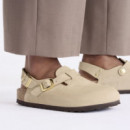 Calzado Zuecos BIRKENSTOCK Tokio Piel Nubuc Sandcastle