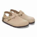 Calzado Zuecos BIRKENSTOCK Tokio Piel Nubuc Sandcastle
