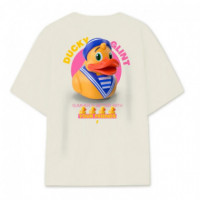 Camiseta GLINT Ducky Off Wite Blanco
